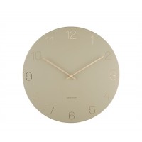 Nástenné hodiny Karlsson KA5762OG Charm Engraved Numbers, 40 cm Nástenné hodiny Karlsson KA5762OG Charm Engraved Numbers, 40 cm